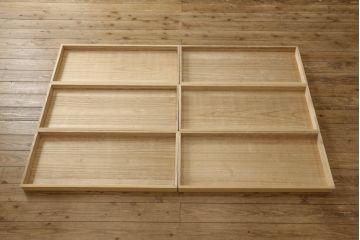 桐箪笥の見た目を変えずに綺麗にリペア!本来の美しさを活かし、蜜蝋ワックスで仕上げ。(総桐たんす、桐タンス、着物箪笥、和タンス)