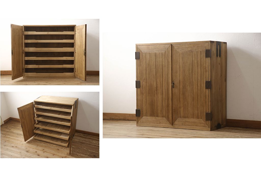 公式】アンティーク家具ラフジュ工房商品詳細ページ昭和中期の桐