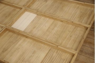 昭和中期の桐箪笥の見た目を変えずに綺麗にリペア!蜜蝋ワックスで木地色仕上げ。(衣装箪笥、着物箪笥、和タンス、総桐箪笥)