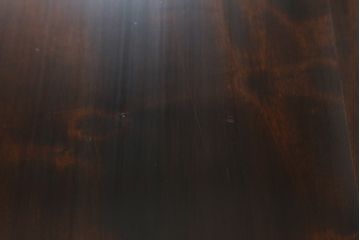 ローテーブルをリペア&カスタム!脚を加工し高さを上げ、全体を1トーン落ち着いた色味で着色仕上げ。(コーヒーテーブル、カフェテーブル、サイドテーブル)