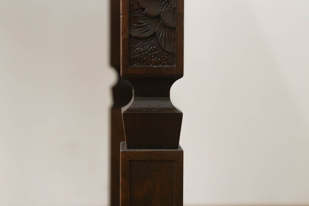 ローテーブルをリペア&カスタム!脚を加工し高さを上げ、全体を1トーン落ち着いた色味で着色仕上げ。(コーヒーテーブル、カフェテーブル、サイドテーブル)