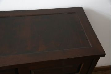 松本民芸家具の下駄箱をリペア&カスタム!高品質リペアを施し、棚板を追加、可動式に変更。(収納棚、戸棚、キャビネット)