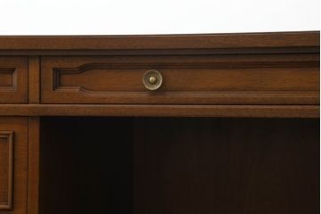 ドレクセルヘリテイジの両袖机をリペア&カスタム!4パーツに分割できるよう加工し、1トーン落ち着いた色味に着色仕上げ。(プレジデントデスク、ニーホールデスク、ワークデスク、オフィスデスク、在宅用、在宅ワーク用)