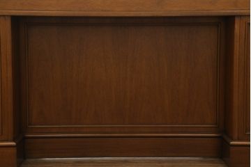 ドレクセルヘリテイジの両袖机をリペア&カスタム!4パーツに分割できるよう加工し、1トーン落ち着いた色味に着色仕上げ。(プレジデントデスク、ニーホールデスク、ワークデスク、オフィスデスク、在宅用、在宅ワーク用)