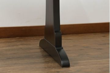 松本民芸家具のダイニングテーブルをリペア&カスタム!1トーン落ち着いた色味に着色し、クリア塗装仕上げに。(作業台、ビンテージ、ヴィンテージ、2人掛け、食卓)