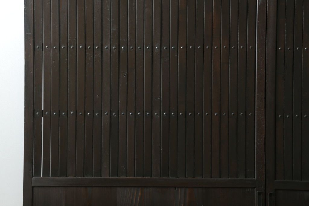 格子戸をリペア&カスタム!設置場所に合わせてリサイズ。(引き戸、建具)