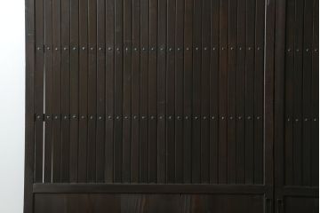 格子戸をリペア&カスタム!設置場所に合わせてリサイズ。(引き戸、建具)