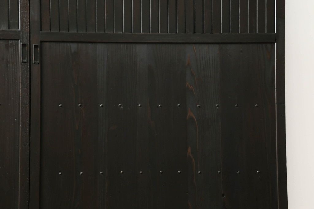 格子戸をリペア&カスタム!設置場所に合わせてリサイズ。(引き戸、建具)