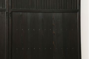 格子戸をリペア&カスタム!設置場所に合わせてリサイズ。(引き戸、建具)