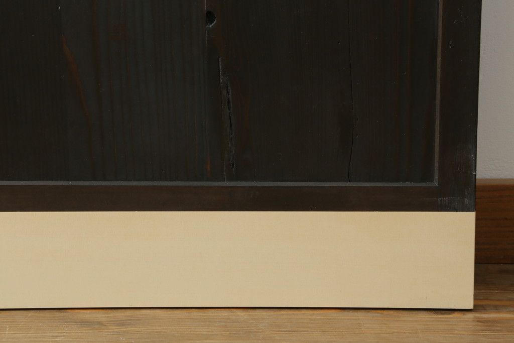 格子戸をリペア&カスタム!設置場所に合わせてリサイズ。(引き戸、建具)