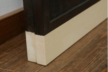 格子戸をリペア&カスタム!設置場所に合わせてリサイズ。(引き戸、建具)