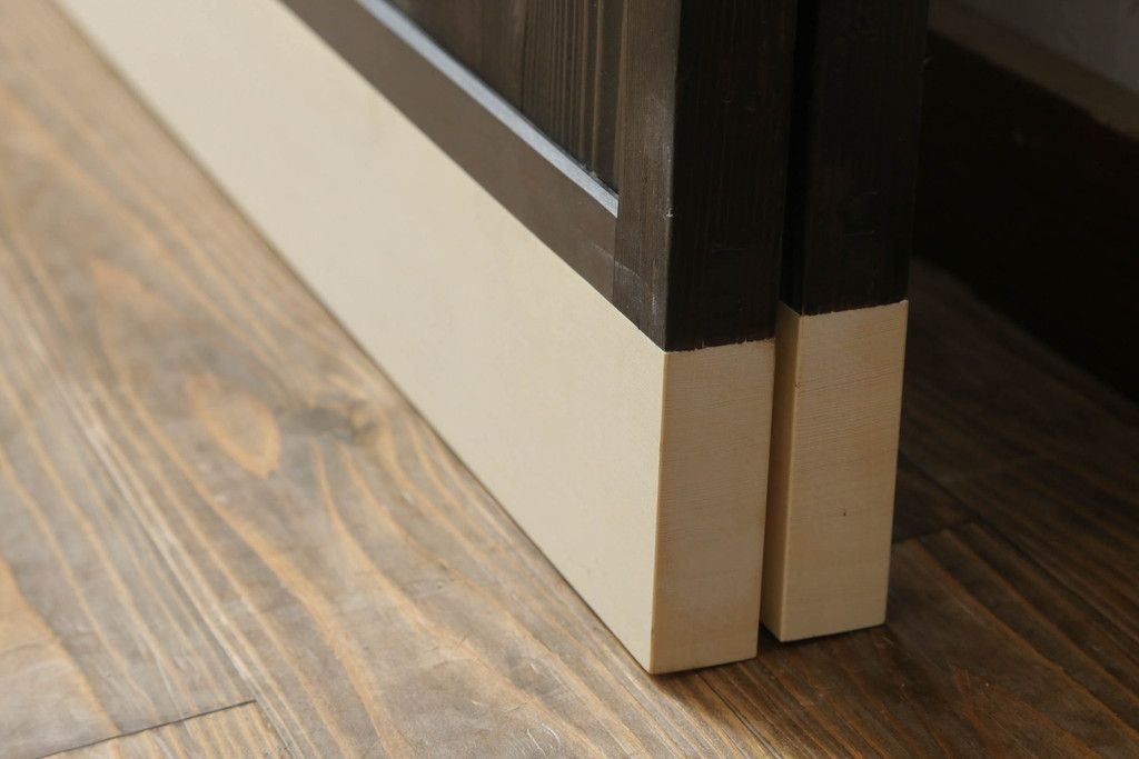 格子戸をリペア&カスタム!設置場所に合わせてリサイズ。(引き戸、建具)