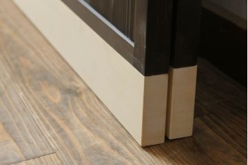 格子戸をリペア&カスタム!設置場所に合わせてリサイズ。(引き戸、建具)