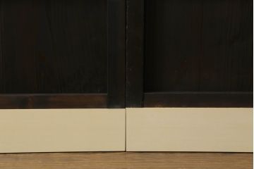 格子戸をリペア&カスタム!設置場所に合わせてリサイズ。(引き戸、建具)