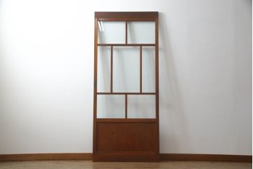 ガラス戸をリペア&カスタム!設置場所に合わせてリサイズ。(引き戸、建具)