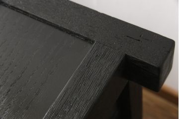 水屋箪笥をリペア&カスタム!全体を剥離し、黒色で再着色。(収納箪笥、重ね箪笥、食器棚、収納棚)