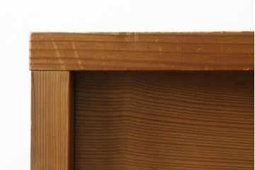 置き水屋の見た目を変えずに綺麗にリペア!着色やワックスは行わず、無垢の色合いのまま仕上げ。(置水屋、茶水屋、戸棚、茶棚、収納棚)