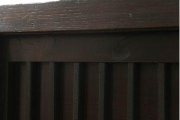 明治時代の二段重ね階段箪笥をリペア&カスタム!高品質リペアを施し、階段として使用できるよう補強。1トーン落ち着いた色味に着色仕上げ。(時代箪笥、収納箪笥、和タンス)