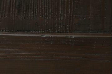 大正期の扉をリペア&カスタム!設置場所に合わせてリサイズ。マグネット式ラッチ金具を取り付け。濃い茶色で着色し仕上げ。(ドア、ガラスドア、片開きドア、木製ドア)