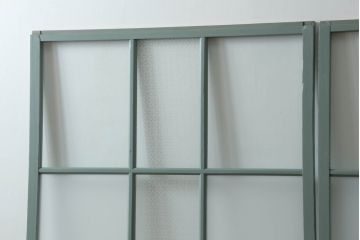 ガラス戸をリペア&カスタム!上部のガラスをアンティークゆらゆらガラスに交換。(引き戸、建具)