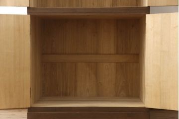 布団箪笥をリペア&カスタム!高品質リペアを施し、奥行きを狭くリサイズ。底板を補強し、オーク系で着色仕上げ。(収納箪笥、桐箪笥、和箪笥、桐たんす)