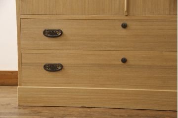 総桐箪笥の見た目を変えずに綺麗にリペア!高品質リペアを施し、木地色仕上げ。(並厚、総桐たんす、着物箪笥、和タンス、衣装箪笥、引き出し)