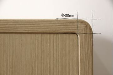 加茂桐箪笥の見た目を変えずに綺麗にリペア!砥の粉は落とさず、汚れやシミのみ綺麗になるよう仕上げ。(胴厚、桐たんす、着物箪笥、和タンス)