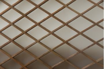 組子欄間の見た目を変えずに綺麗にリペア!現状をベースに着色仕上げ。(明り取り、明かり取り)