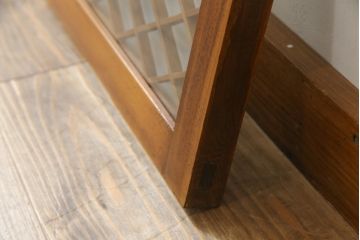 組子欄間の見た目を変えずに綺麗にリペア!現状をベースに着色仕上げ。(明り取り、明かり取り)