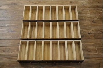 薬箪笥をリぺア&カスタム!同時購入の箪笥に合わせた色味に着色し、雰囲気を損なわぬよう仕上げ。(小物収納、総桐箪笥、総桐たんす、整理箪笥、チェスト)