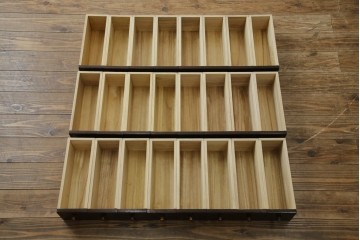 薬箪笥をリぺア&カスタム!同時購入の箪笥に合わせた色味に着色し、雰囲気を損なわぬよう仕上げ。(小物収納、総桐箪笥、総桐たんす、整理箪笥、チェスト)