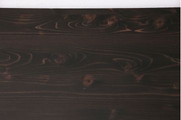 フラップダウン扉のテレビ台を新規製作!アンティーク箪笥の金具を取り付け。天板のエッジ加工。背面穴開け加工。お手持ちの家具に近しい色味で着色し仕上げ。(ローボード、テレビボード、収納棚)