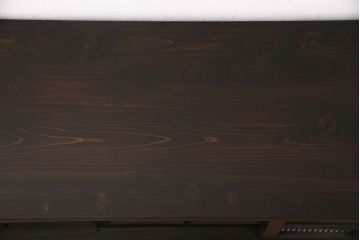 テレビ台を新規製作!建具はモールガラスを組み入れ、下部に引き出しを設置。同時購入の商品と色を合わせて着色し仕上げ。(テレビボード、収納棚、戸棚、ローボード)