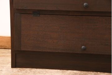パタパタ扉の収納棚を新規製作!扉に古材使用。(下駄箱、戸棚)