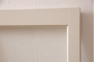 ガラス窓2枚を新規製作!アンティークホワイトでペイント仕上げ。(ガラス戸、引き戸)