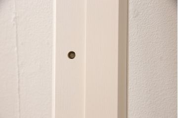 ガラス窓2枚を新規製作!アンティークホワイトでペイント仕上げ。(ガラス戸、引き戸)