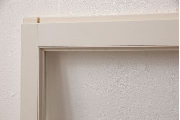 ガラス窓2枚を新規製作!アンティークホワイトでペイント仕上げ。(ガラス戸、引き戸)