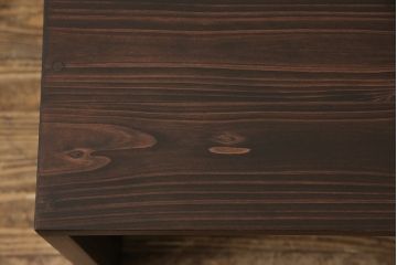 コの字型のラックを新規製作!厚みのあるヒノキ無垢使用。(棚、テーブル)