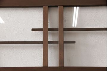 ガラス戸2枚を新規製作!お好みの色ガラスを使用し、レトロな仕上がりに。(建具、引き戸)