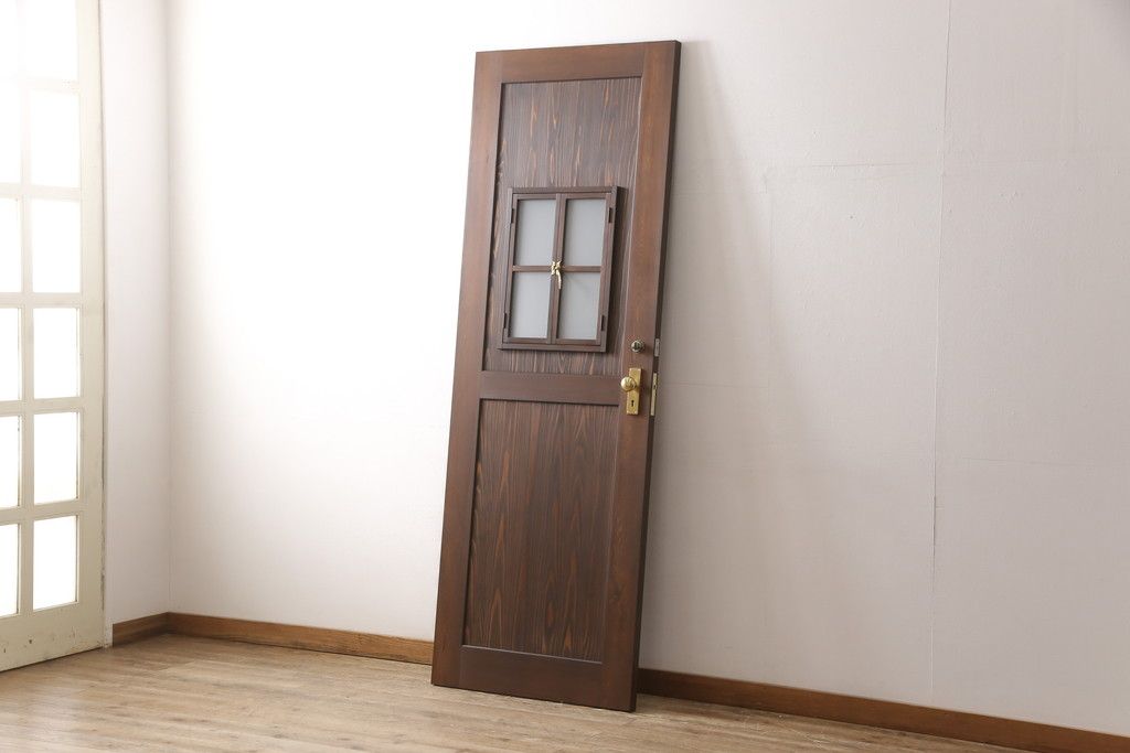 公式】アンティーク家具ラフジュ工房商品詳細ページ小窓付き木製ドアを