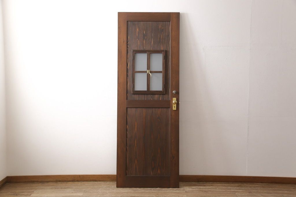 公式】アンティーク家具ラフジュ工房商品詳細ページ小窓付き木製ドアを