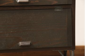 パタパタ扉のの下駄箱を新規製作!棚板は取り外しできる仕様に。(収納棚、戸棚、ロッカー、キャビネット)