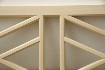 大正ロマン風の欄間を新規製作!結霜ガラスを使用。(明り取り、明かり取り、建具)