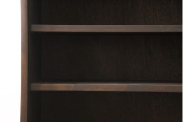 本棚を新規製作!ご希望のデザイン・サイズにて。可動式の棚板を3枚を取り付け、ご自宅の家具に合わせた色に着色。(オープンラック、ブックシェルフ)
