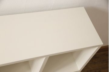 マス目棚を新規製作!ラフジュ工房オリジナルのマス目棚のデザインとサイズを参考に。色味はアンティークホワイトでペイント。(ロッカー、収納棚、本棚、飾り棚、オープンラック)