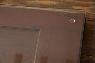 蔵戸に合わせたガラス天板を新規製作!厚さ5mmの強化ガラスで、テーブル用のガラス天板として使えるよう製作。(玄関戸、玄関ドア、引き戸)