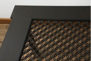 組子ダイニングテーブルを新規製作!天板には強化ガラスを使用。(4人掛け、6人掛け、センターテーブル、組子家具、作業台)