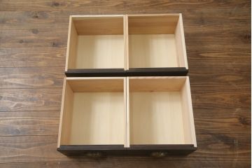 電話台を新規製作!当店商品を参考に取っ手や脚を取り付け。(サイドテーブル、サイドチェスト、引き出し)