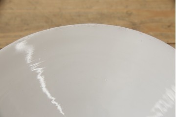 フロアスタンドを新規製作!ご希望のサイズ、デザインにて。高さ・角度調整可能な仕様で、台座は円形にて製作。シェードは当店のアンティークのものを使用。(フロアランプ、スタンドライト、照明)