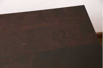 透かし入りテーブルを新規製作!お客様のデザインを参考に透かし加工。濃い茶色で着色し仕上げ。(カフェテーブル、コーヒーテーブル、コンソールテーブル)